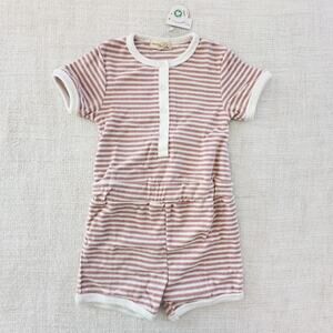 NWT Miann & Co Organic Terry Romper 4